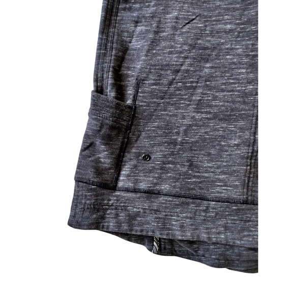Lululemon Women's Find Your Centre Wrap Heathered Marled Black Jacket Size 6 - Picture 9 of 14